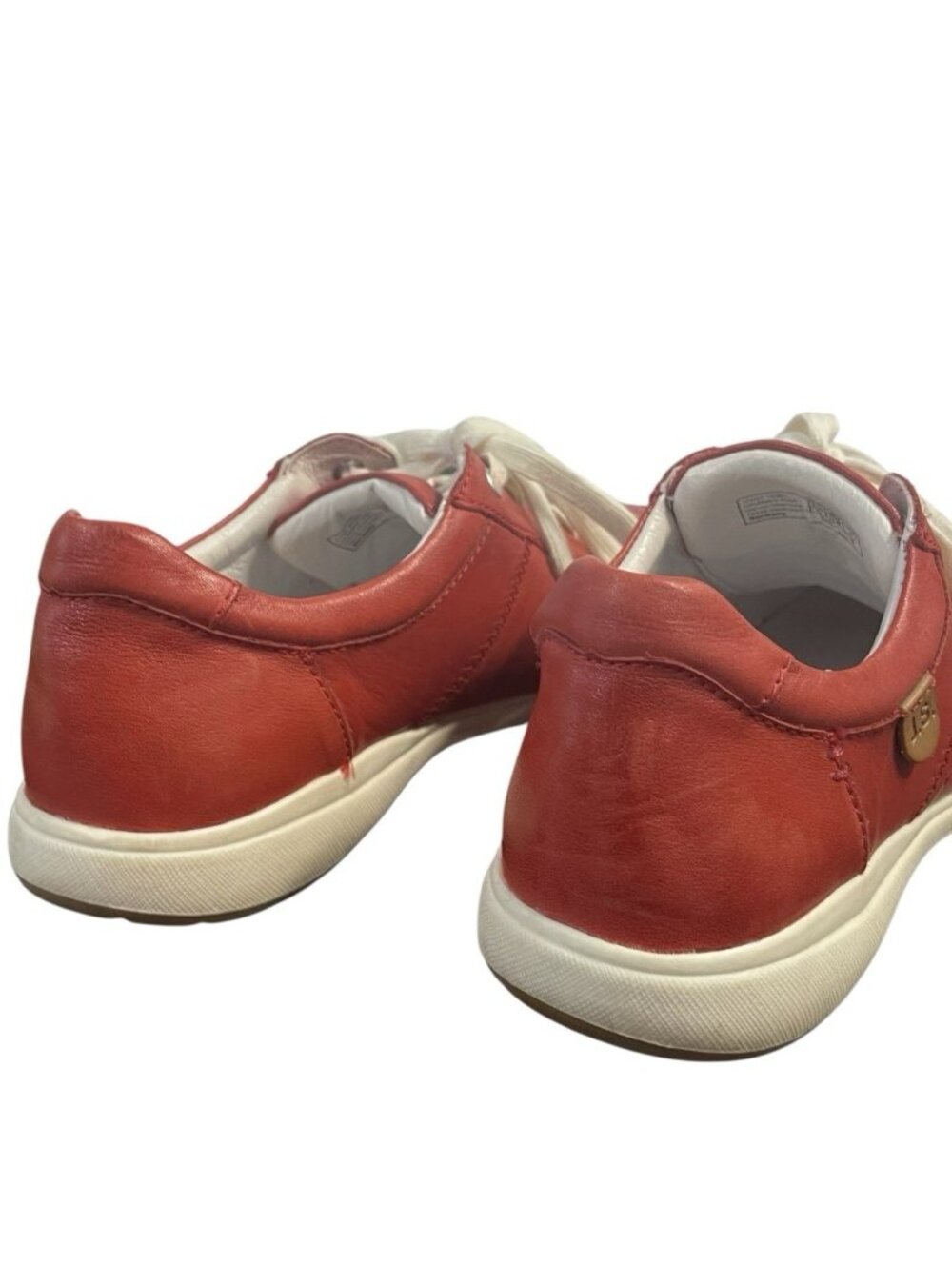 JOSEF SEIBEL Womens Sneaker Size US 7-7.5M, EUR 38 Caren 01 Red Leather Lace Up - Picture 9 of 15